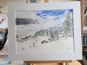 Chamrousse enneigée ~ Paysage d'Hiver