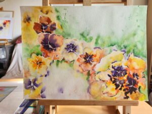Présences ~ Aquarelle Originale